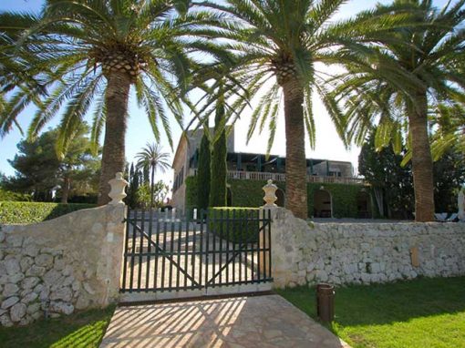 entrance of private villa Majorca