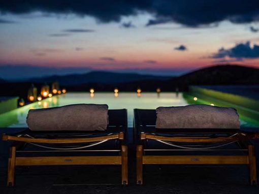 night pool at la nava del barranco